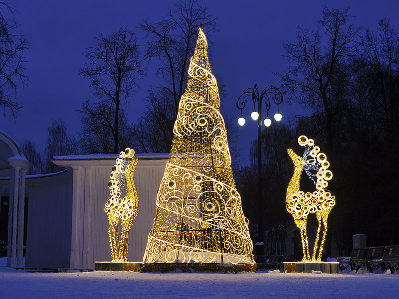 Световые деревья